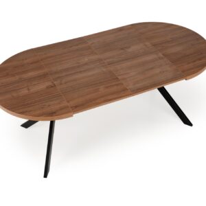 5905248137233_15 Pikendatav söögilaud PERLON, pähkel / must