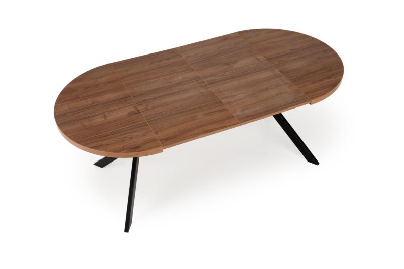 5905248137233_15 Pikendatav söögilaud PERLON, pähkel / must