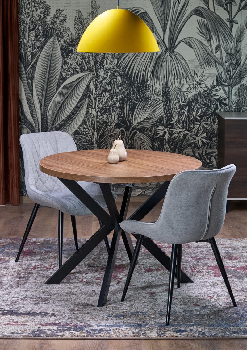 Stacked from 3 images. Method=C (S=4) Pikendatav söögilaud PERLON, pähkel / must