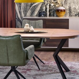 Stacked from 7 images. Method=C (S=4) Pikendatav söögilaud PERLON, pähkel / must