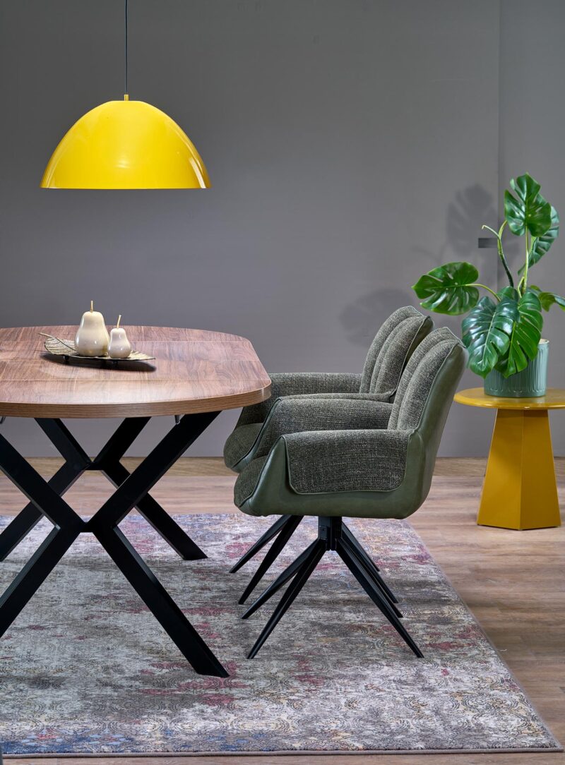 Stacked from 3 images. Method=C (S=4) Pikendatav söögilaud PERLON, pähkel / must