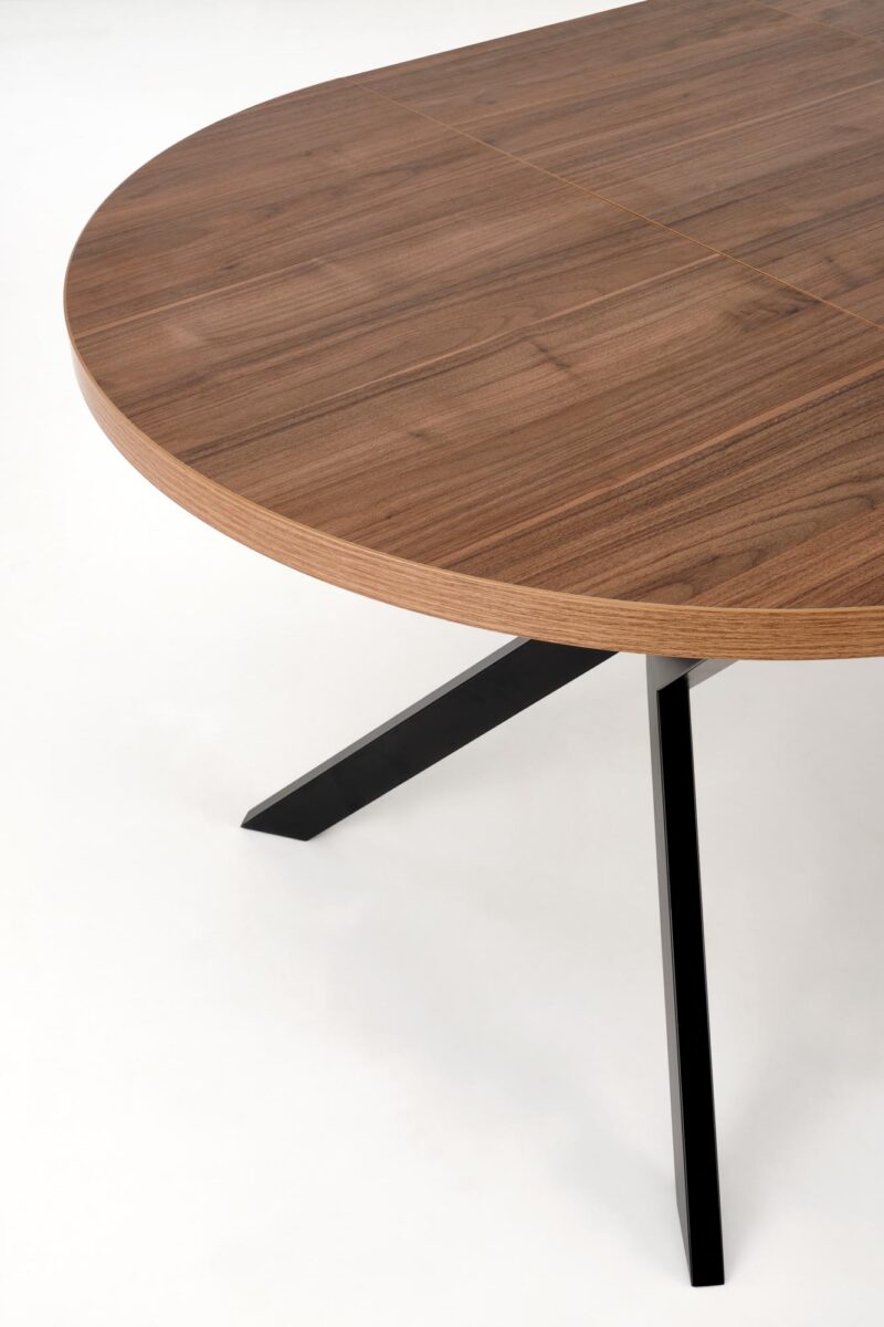 5905248137233_9 Pikendatav söögilaud PERLON, pähkel / must