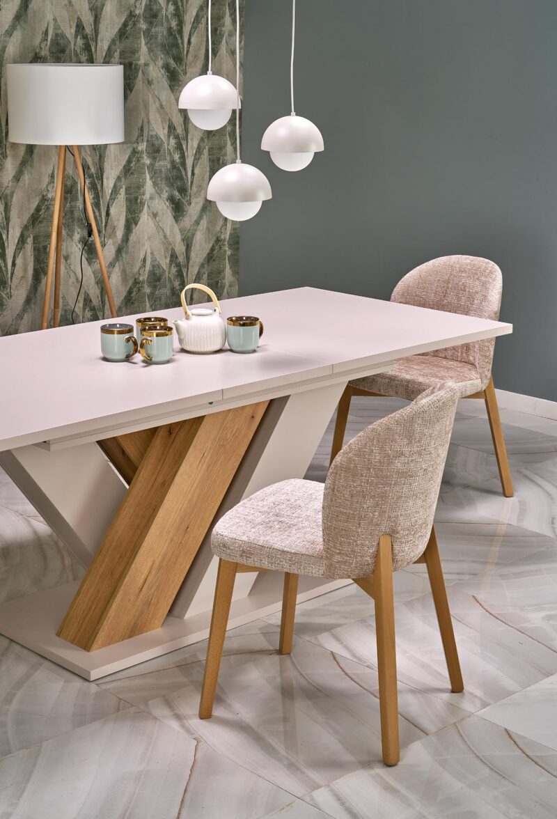 Pikendatav söögilaud BRANTOR, kašmiir / tamm