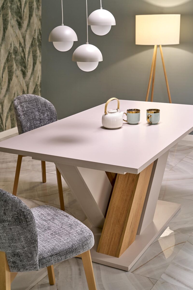 Pikendatav söögilaud BRANTOR, kašmiir / tamm