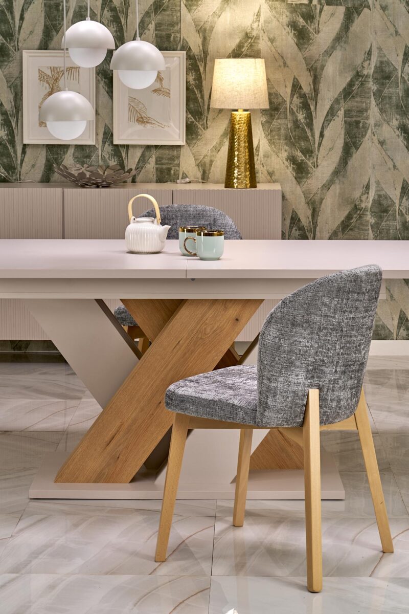 Pikendatav söögilaud BRANTOR, kašmiir / tamm