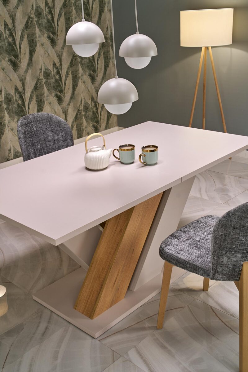 Pikendatav söögilaud BRANTOR, kašmiir / tamm