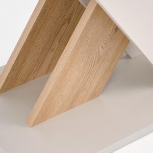 Pikendatav söögilaud ALETTA– must / tamme imitatsioon