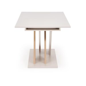 Pikendatav söögilaud ALETTA– must / tamme imitatsioon