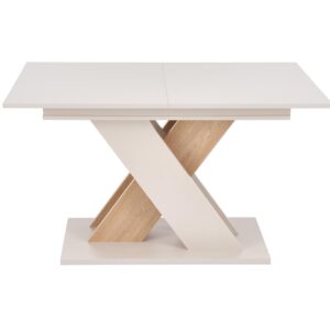 Pikendatav söögilaud ALETTA– must / tamme imitatsioon