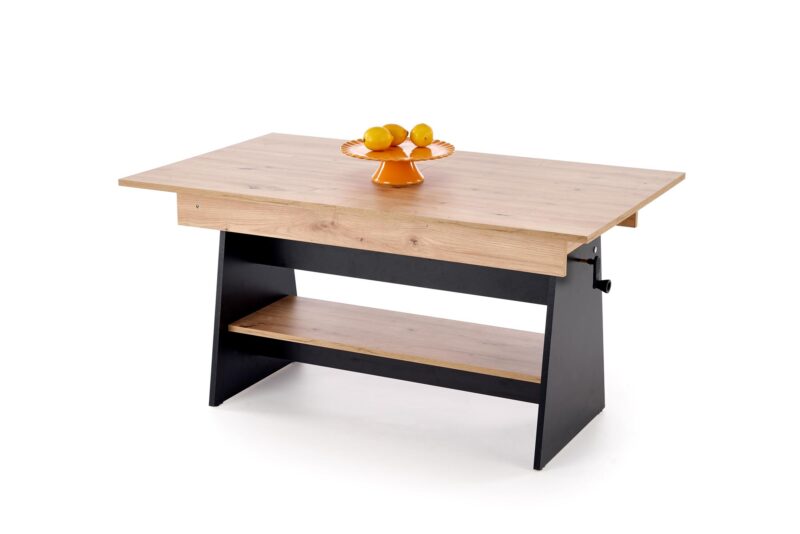 Kohvilaud ERIKA, tamm / must