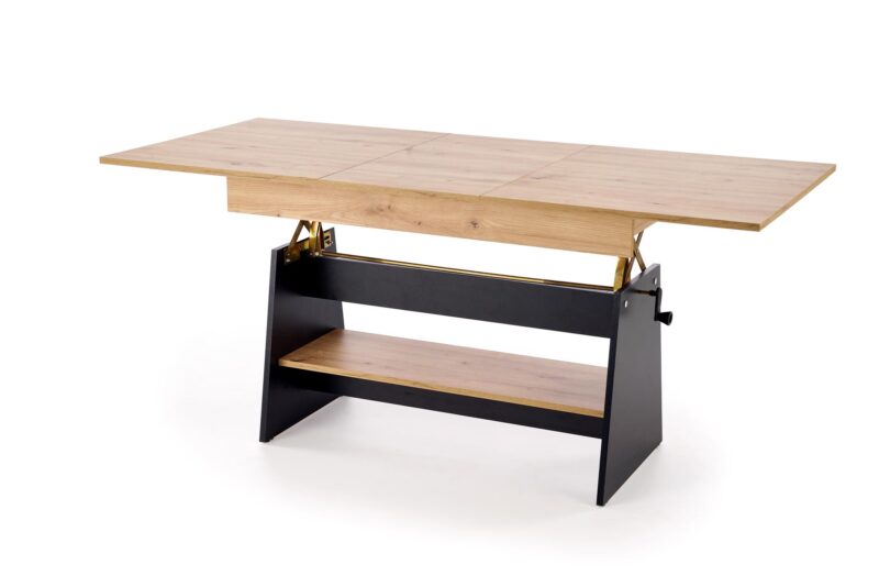 Kohvilaud ERIKA, tamm / must