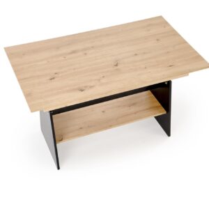 Kohvilaud ERIKA, tamm / must