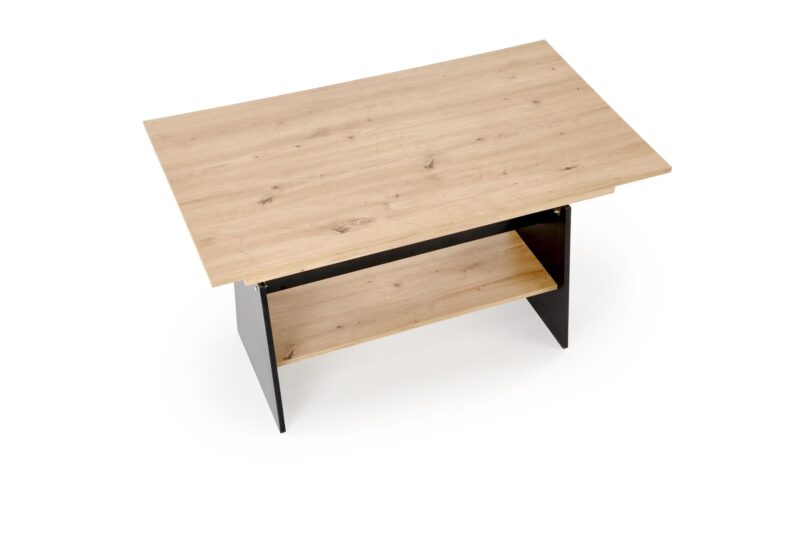 Kohvilaud ERIKA, tamm / must