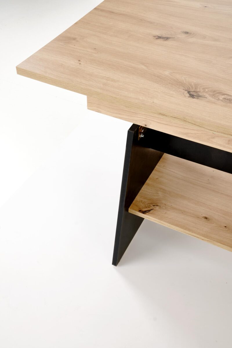 Kohvilaud ERIKA, tamm / must