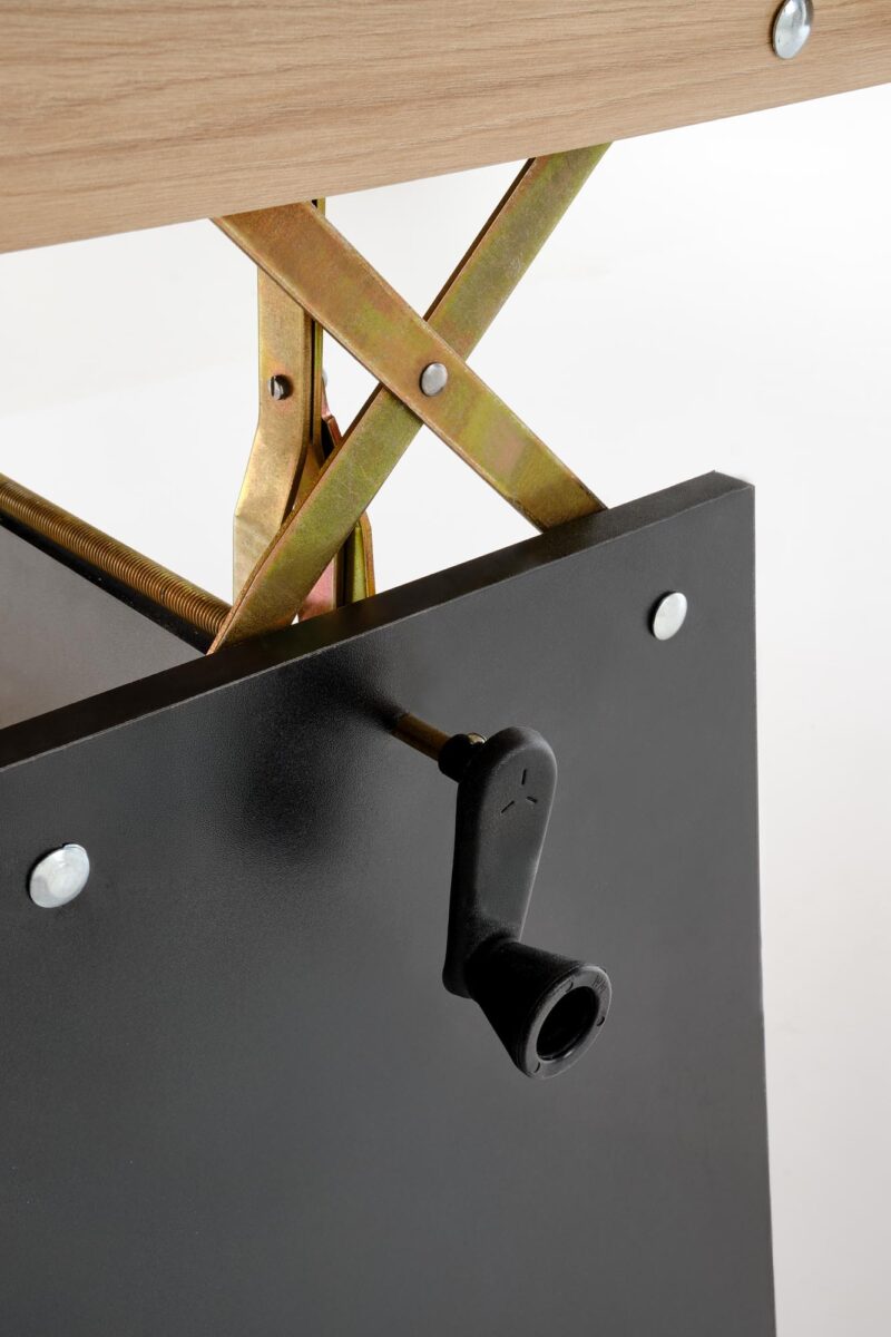 Kohvilaud ERIKA, tamm / must