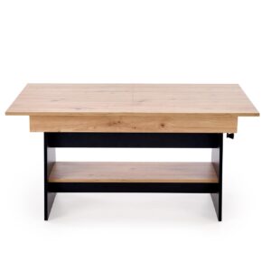 Kohvilaud ERIKA, tamm / must