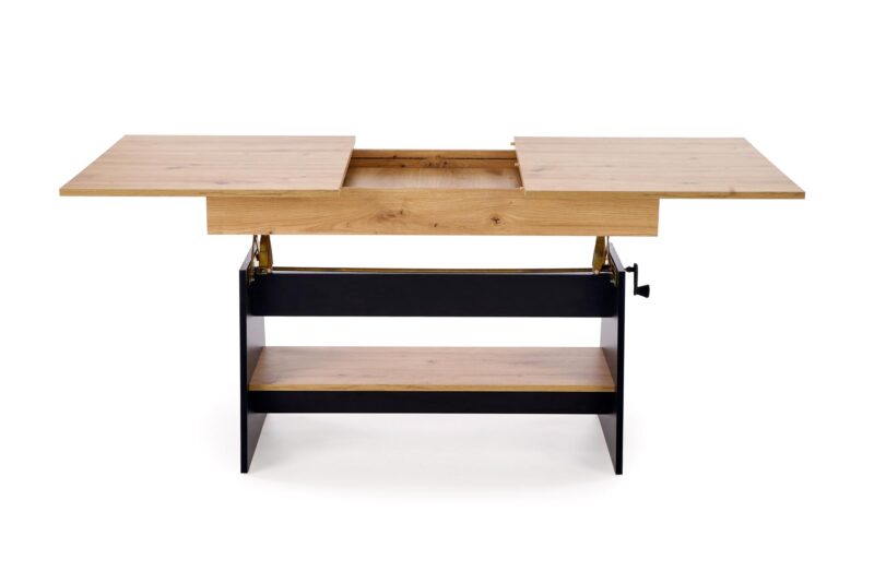 Kohvilaud ERIKA, tamm / must