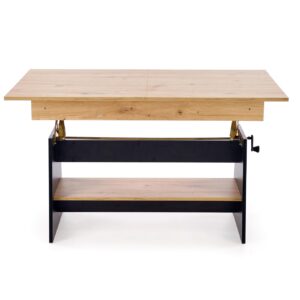 Kohvilaud ERIKA, tamm / must