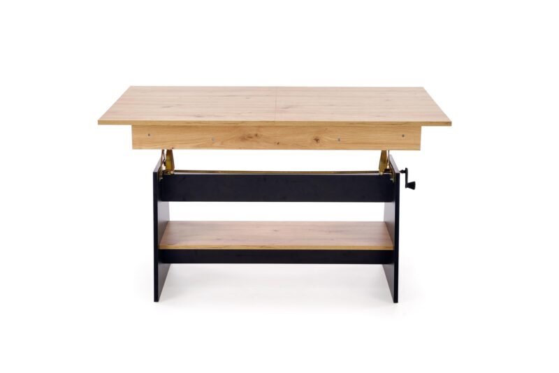 Kohvilaud ERIKA, tamm / must