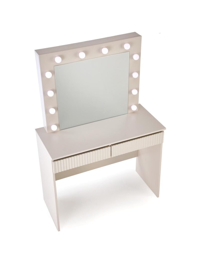 Meigilaud HOLVION 2, beež puidutoon