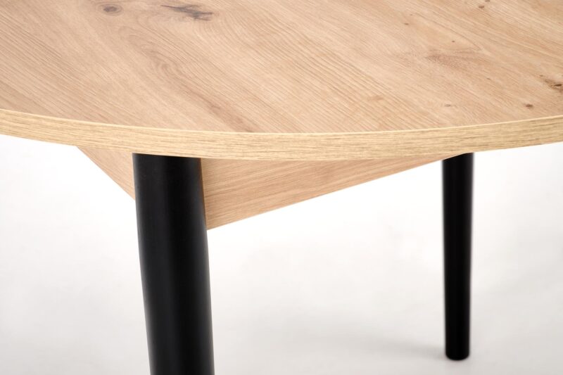 Pikendatav Söögilaud  PIVARO, tamm / mustad jalad