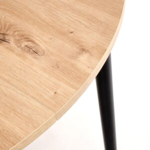 Pikendatav Söögilaud  PIVARO, tamm / mustad jalad