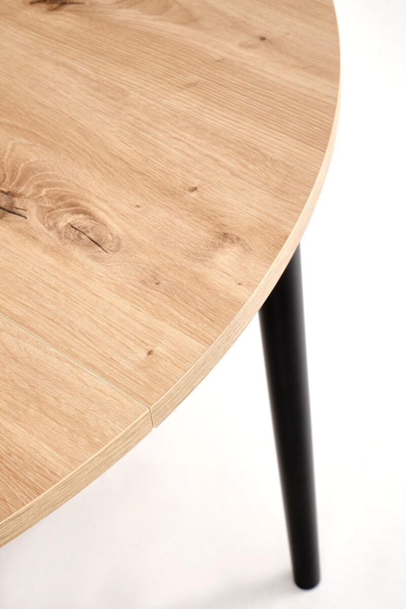 Pikendatav Söögilaud  PIVARO, tamm / mustad jalad