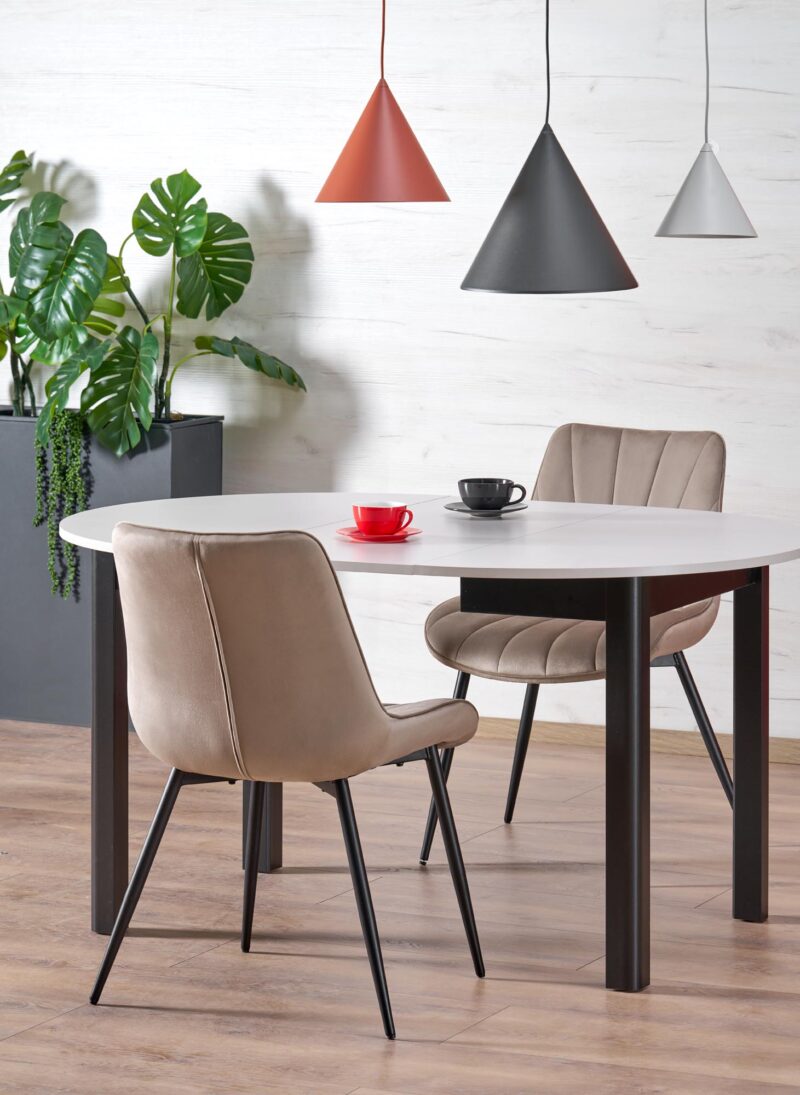 Söögilaud RINVAR, kašmiir / must