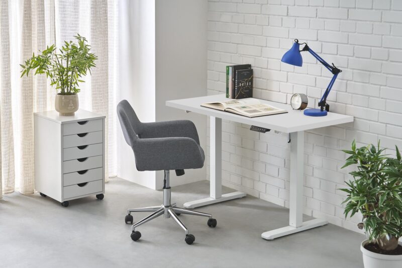 Reguleeritav kirjutuslaud ZARA, valge