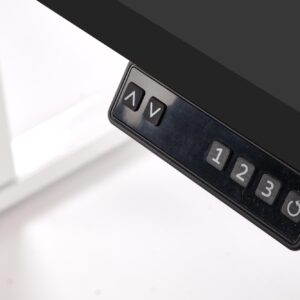 Reguleeritav kirjutuslaud ZARA, must / valge