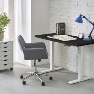 Reguleeritav kirjutuslaud ZARA, must / valge