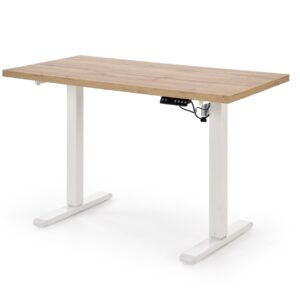Reguleeritav kirjutuslaud ZARA, tamm / valge