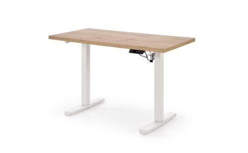 Reguleeritav kirjutuslaud ZARA, tamm / valge