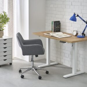 Reguleeritav kirjutuslaud ZARA, tamm / valge