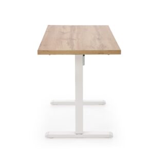 Reguleeritav kirjutuslaud ZARA, tamm / valge