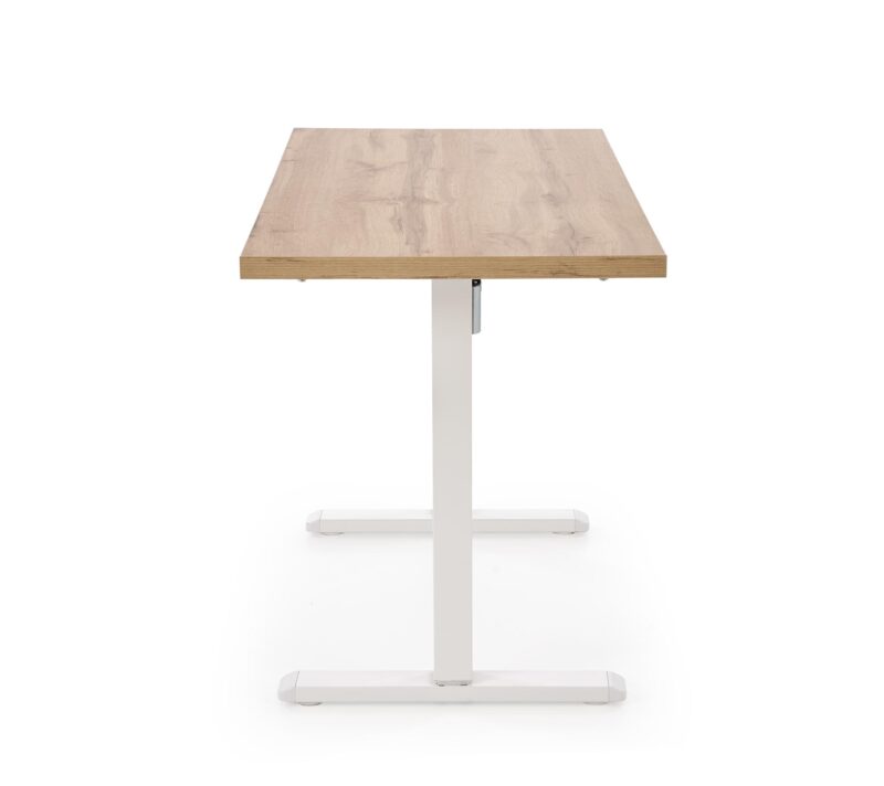 Reguleeritav kirjutuslaud ZARA, tamm / valge