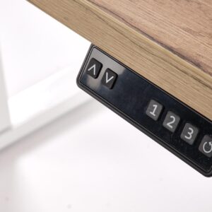 Reguleeritav kirjutuslaud ZARA, tamm / valge