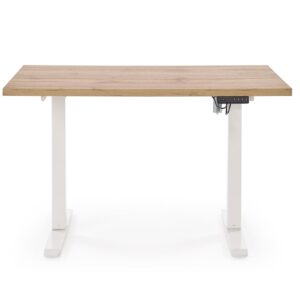 Reguleeritav kirjutuslaud ZARA, tamm / valge