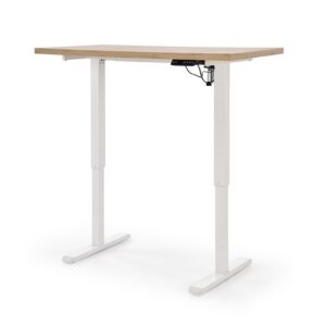 Reguleeritav kirjutuslaud ZARA, tamm / valge
