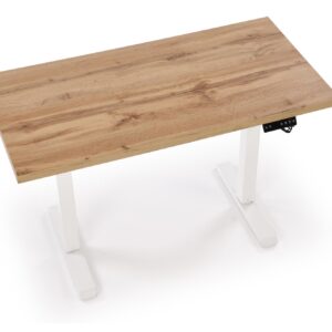 Reguleeritav kirjutuslaud ZARA, tamm / valge