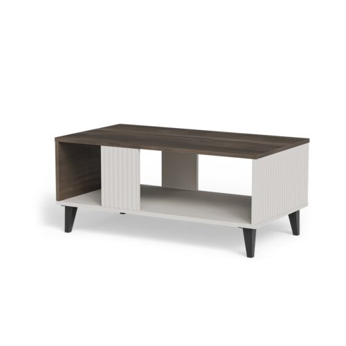 Kohvilaud RAVENO 2 LAW-1, kašmiir / pähkel / must