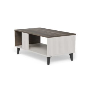 Kohvilaud RAVENO 2 LAW-1, kašmiir / pähkel / must