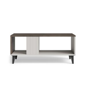 Kohvilaud RAVENO 2 LAW-1, kašmiir / pähkel / must