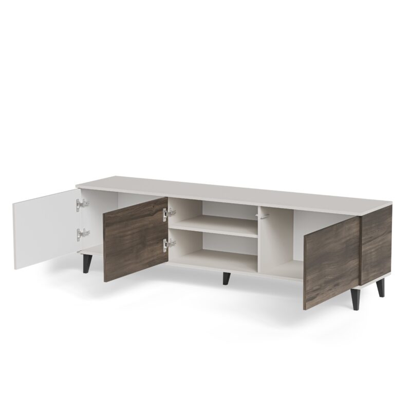 5905248137707_2 Televiisorialus RAVENO 2 RTV-2, kašmiir / pähkel / must