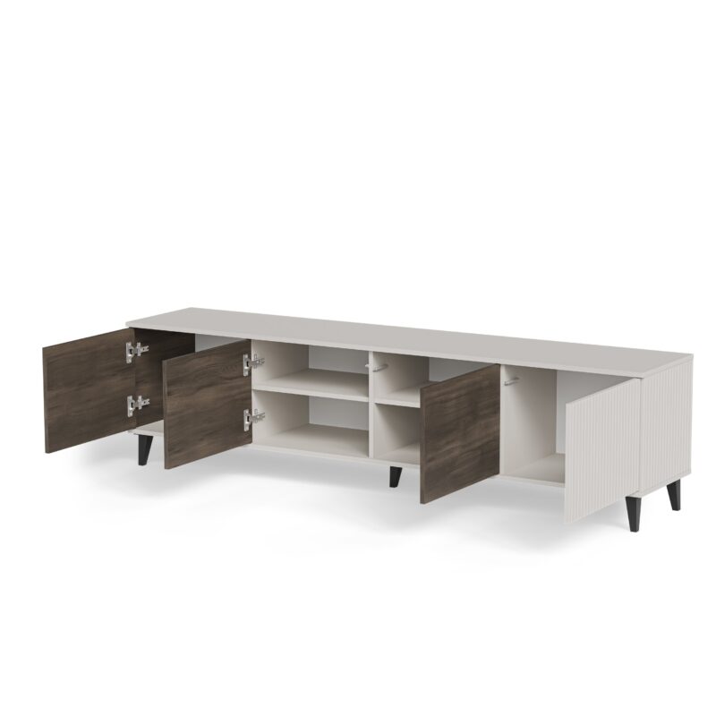 5905248137714_3 Televiisorialus RAVENO 2 RTV-3, 200 cm, kašmiir / pähkel / must