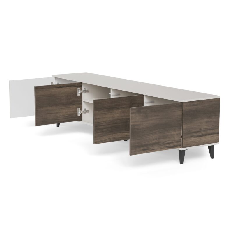 5905248137714_5 Televiisorialus RAVENO 2 RTV-3, 200 cm, kašmiir / pähkel / must