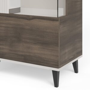 Vitriinkapp RAVENO 2 W-1, kašmiir / pähkel / must