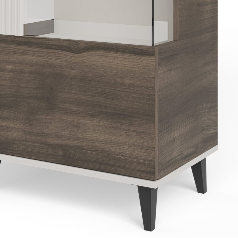 Vitriinkapp RAVENO 2 W-1, kašmiir / pähkel / must