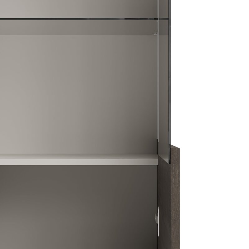 Vitriinkapp RAVENO 2 W-1, kašmiir / pähkel / must