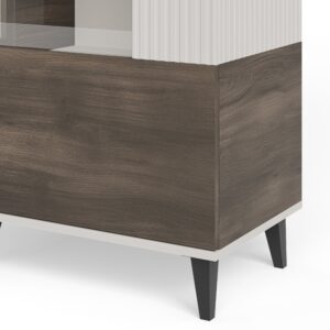 Vitriinkapp RAVENO 2 W-1, kašmiir / pähkel / must